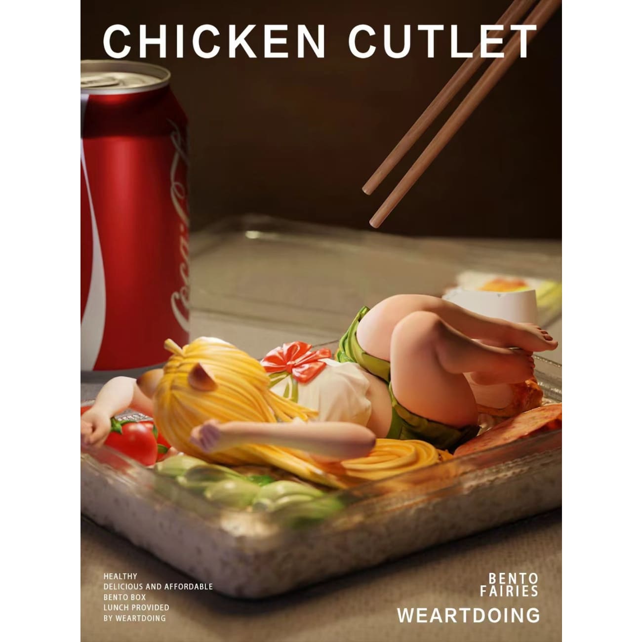WeArtDoing - Bento Fairies Cheesy Baked Shrimp / Chicken Cutlet