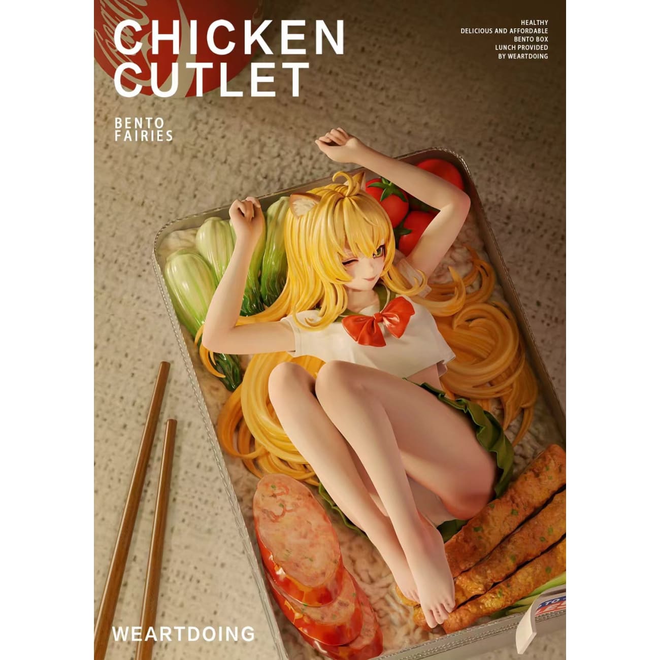 WeArtDoing - Bento Fairies Cheesy Baked Shrimp / Chicken Cutlet