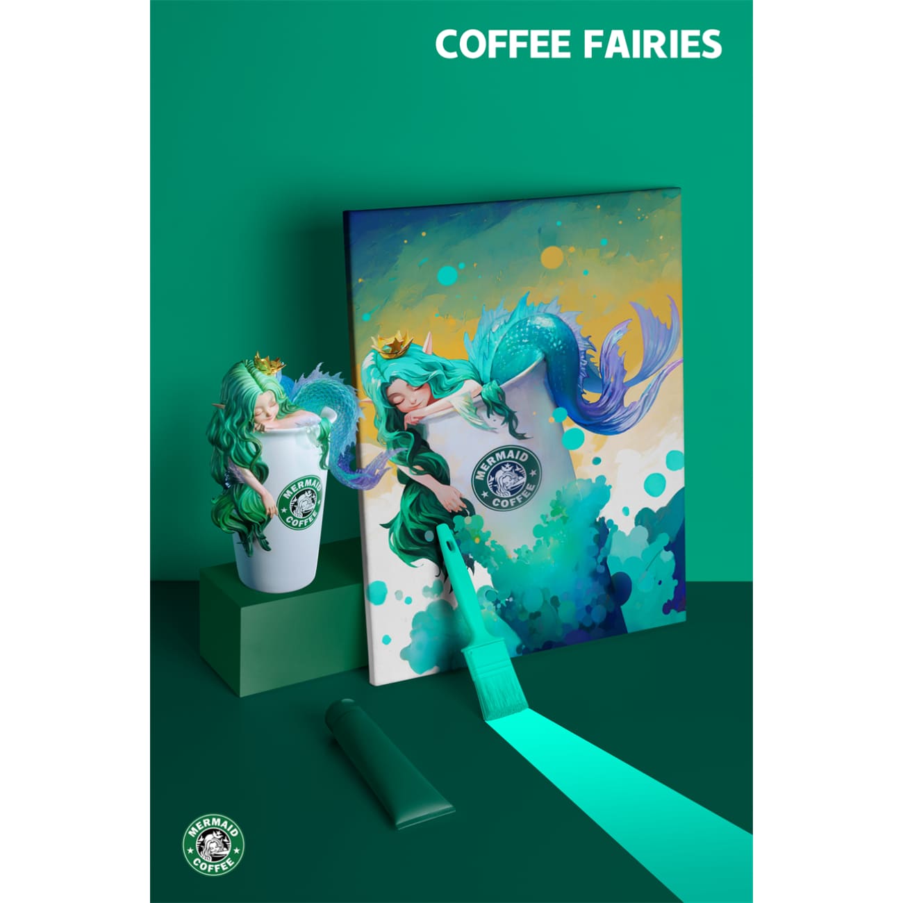 WeArtDoing - Sleeping Beauty - Coffee Fairies (Mocha / Espresso / Latte)