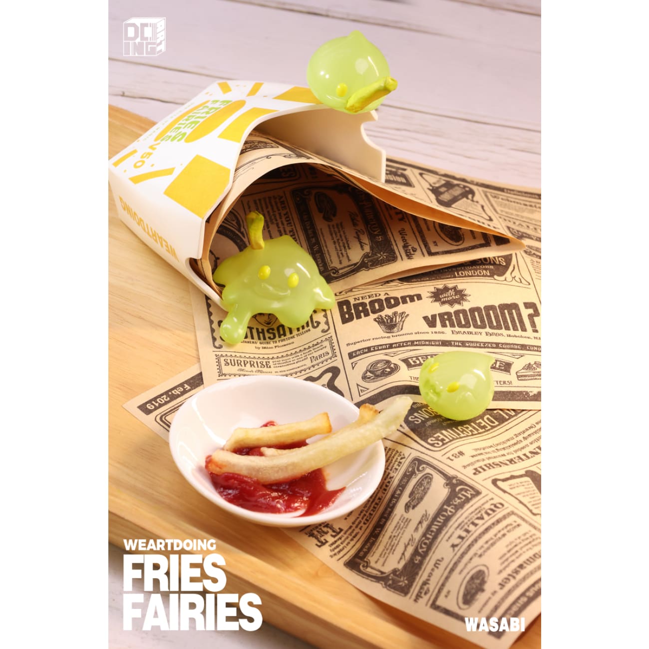 WeArtDoing Studio - Sleeping Beauty-Fries Fairies-Classic Ketchup & Fairies-Wasabi [2 Variants]