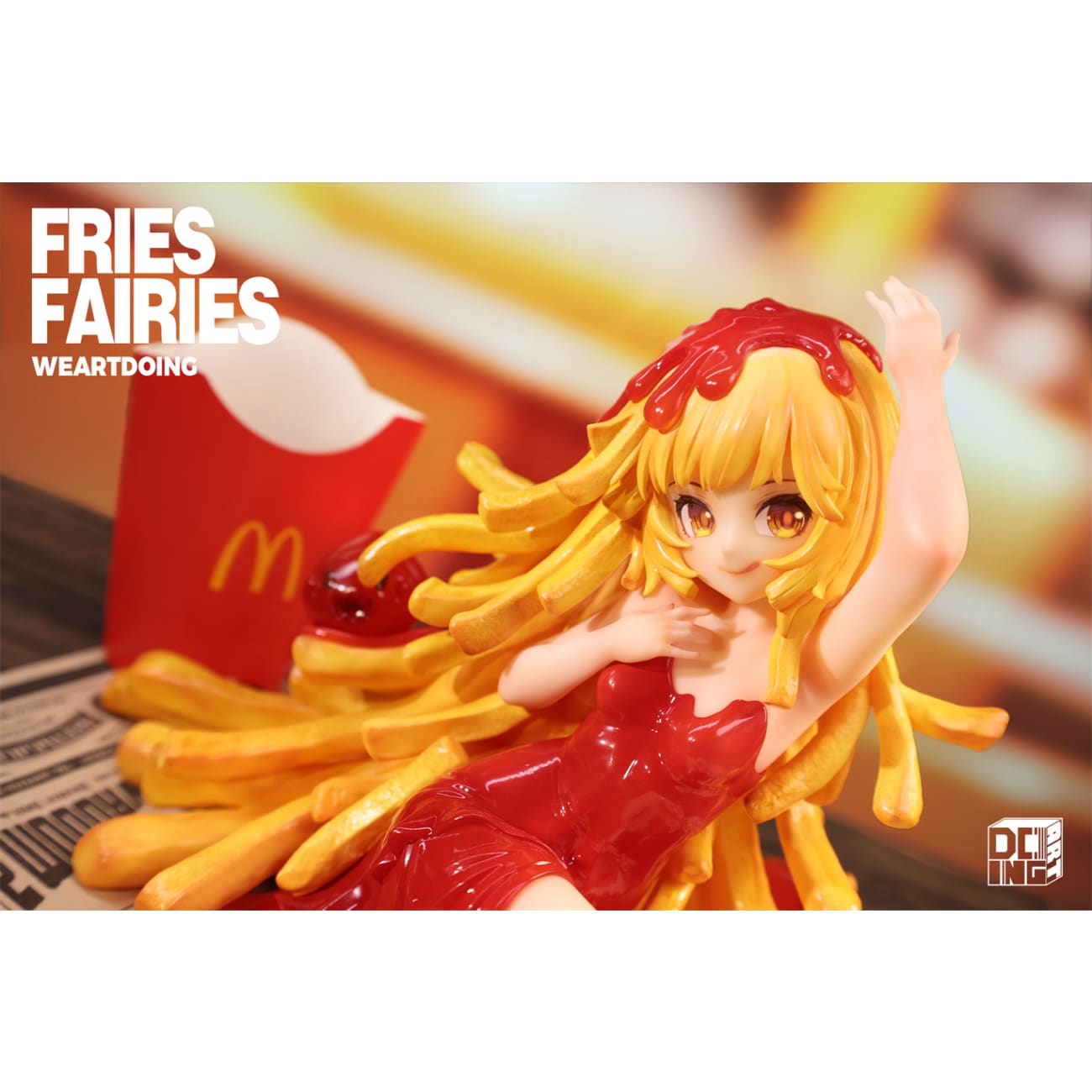 WeArtDoing Studio - Sleeping Beauty-Fries Fairies-Classic Ketchup & Fairies-Wasabi [2 Variants]