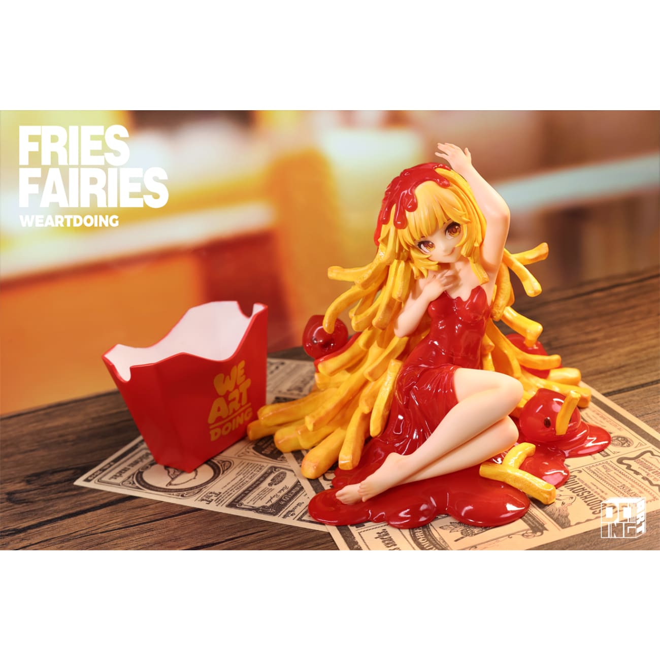WeArtDoing Studio - Sleeping Beauty-Fries Fairies-Classic Ketchup & Fairies-Wasabi [2 Variants]