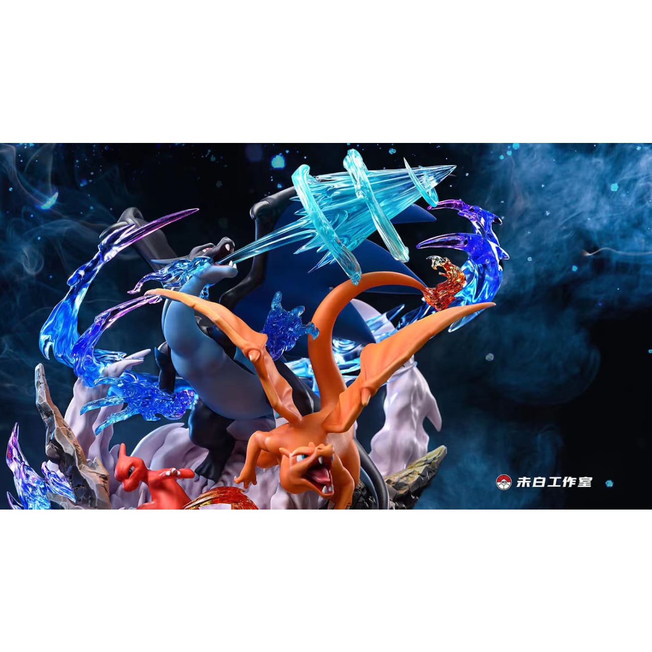 Wei Bai Studio - Charizard Evolutionary Group / Mega Charizard Y