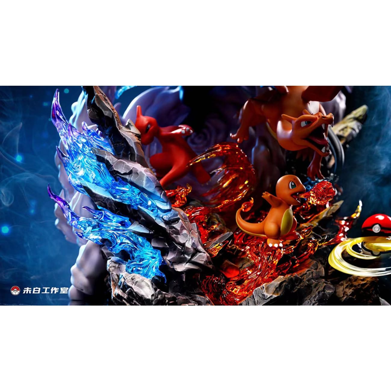 Wei Bai Studio - Charizard Evolutionary Group / Mega Charizard Y