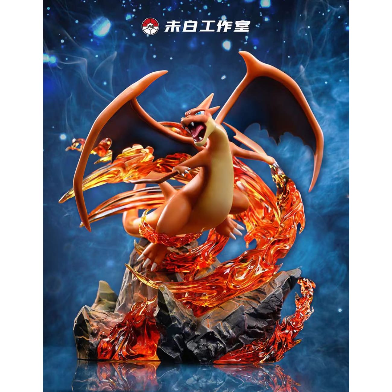 Wei Bai Studio - Charizard Evolutionary Group / Mega Charizard Y