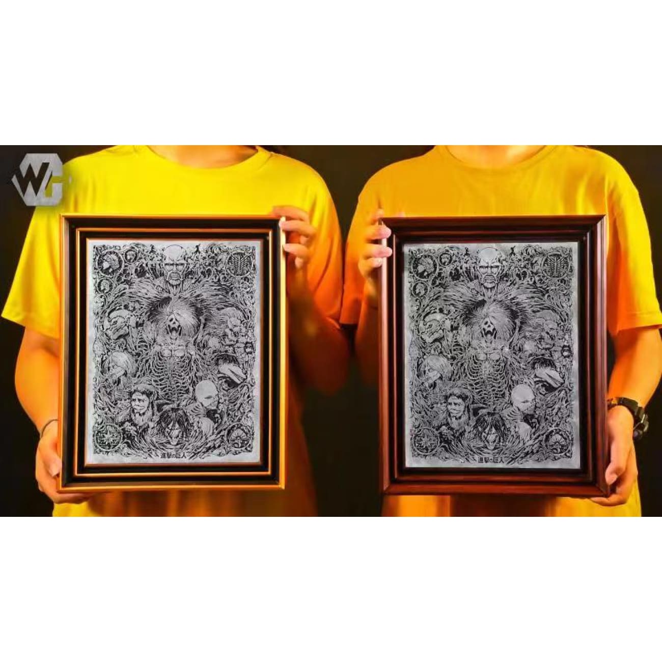 Wh Studio - Attack on Titan Art Frame [2 Variants]
