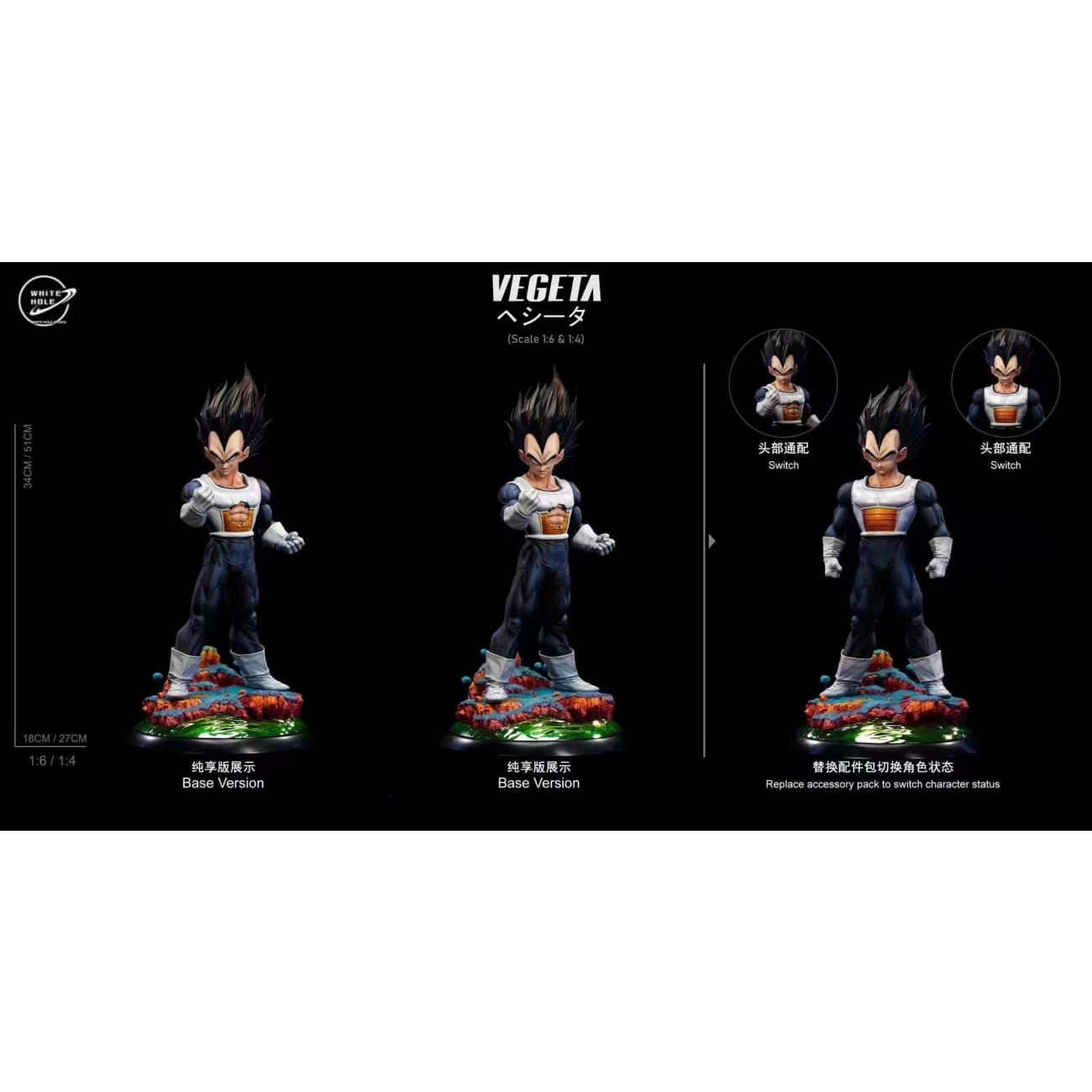 White Hole Studio - Vegeta Basic Armor [8 Variants]