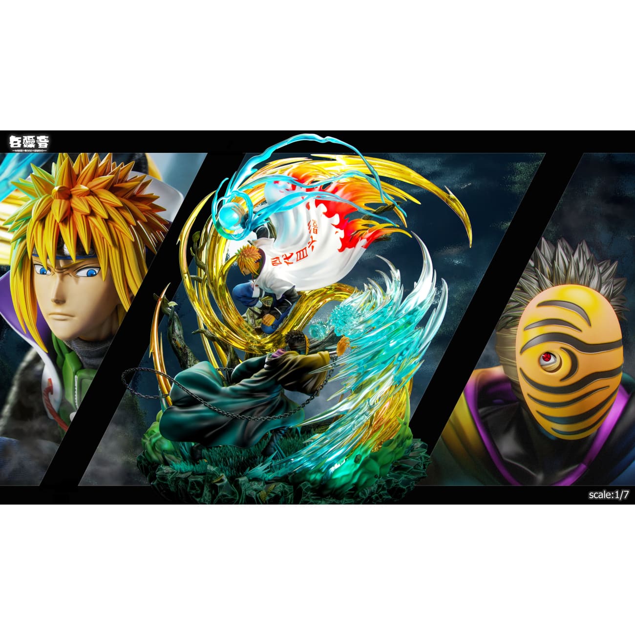 White Noise Studio - Minato Namikaze vs Obito Uchiha
