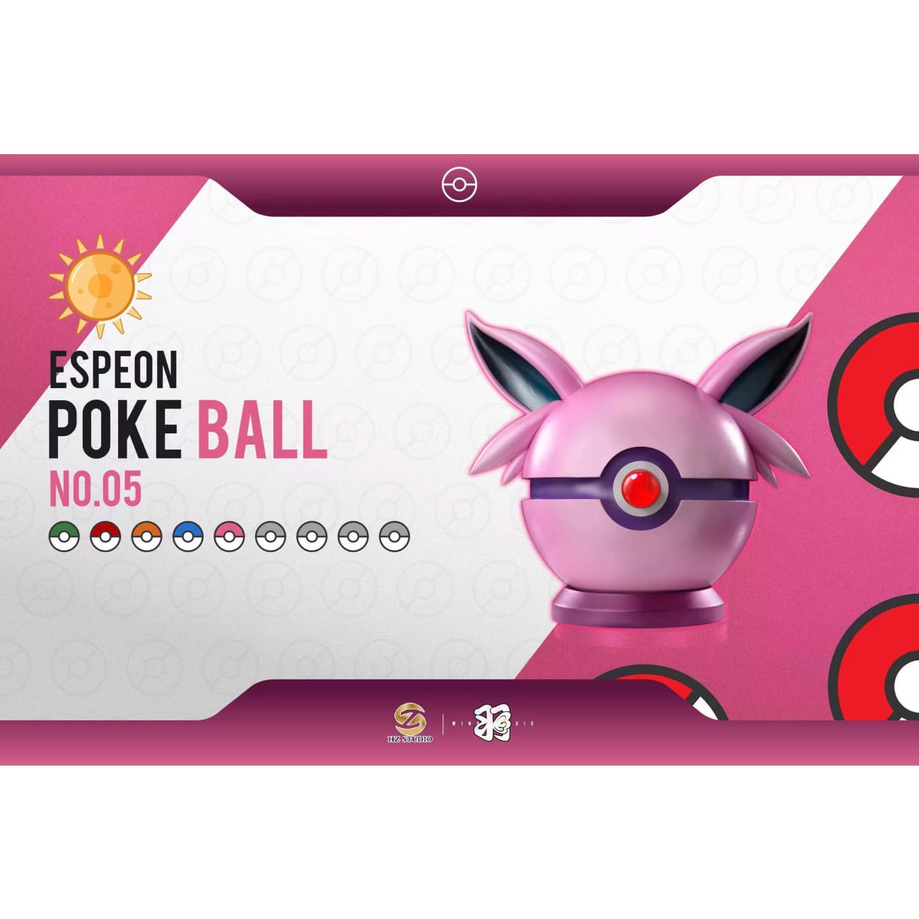 Wing Studio X HZ Studio - Espeon Poke Ball