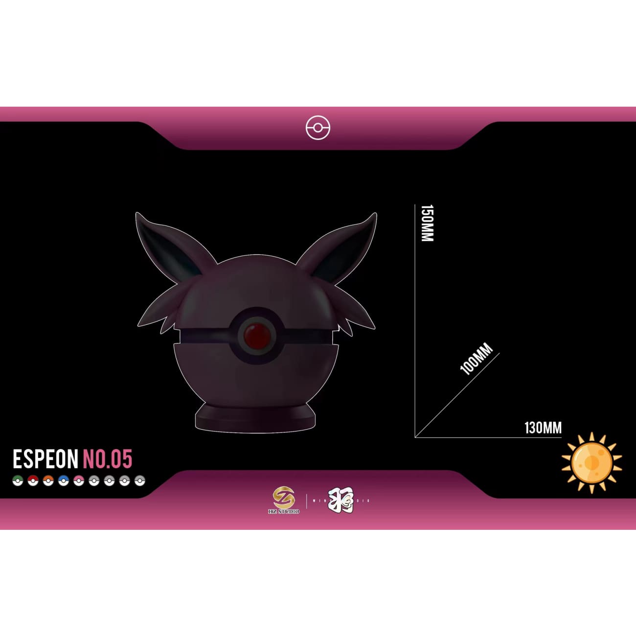 Wing Studio X HZ Studio - Espeon Poke Ball