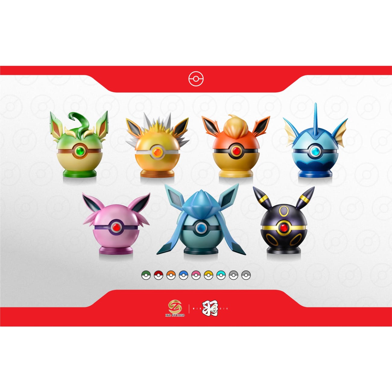 Wing Studio X HZ Studio - Glaceon Poke Ball