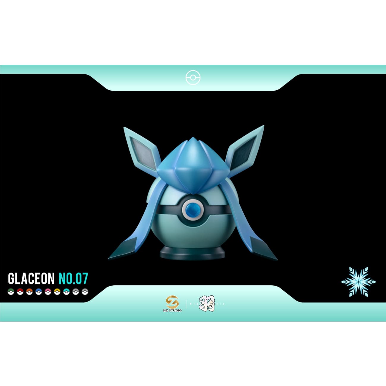 Wing Studio X HZ Studio - Glaceon Poke Ball