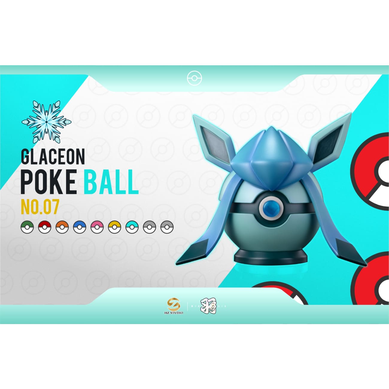 Wing Studio X HZ Studio - Glaceon Poke Ball