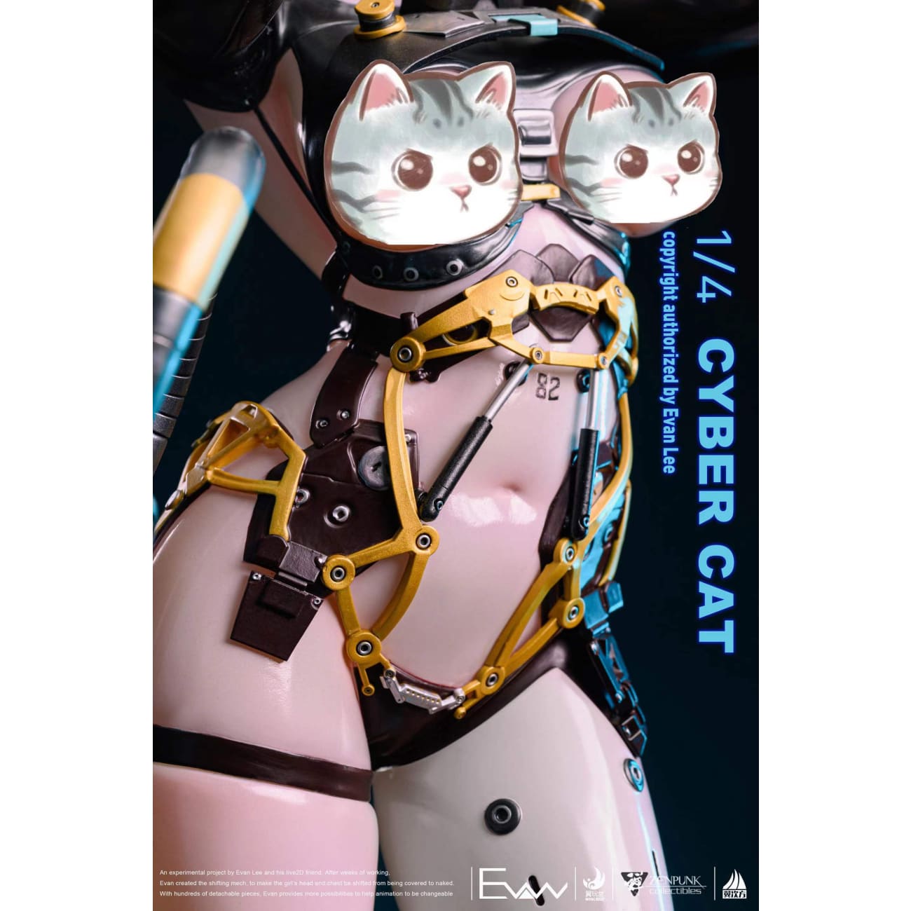 Wing Toys Studio x Zenpunk Collectibles x YCFCG - Cyber Cat
