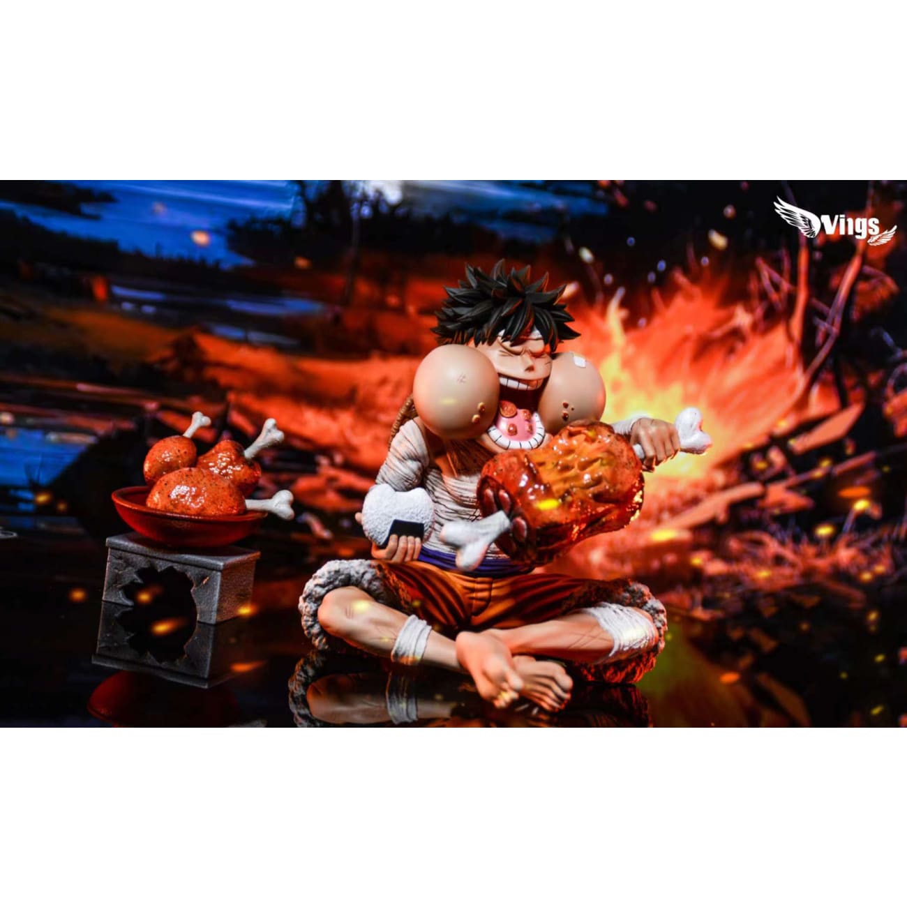Wings Studio - Monkey D. Luffy Eating Meat