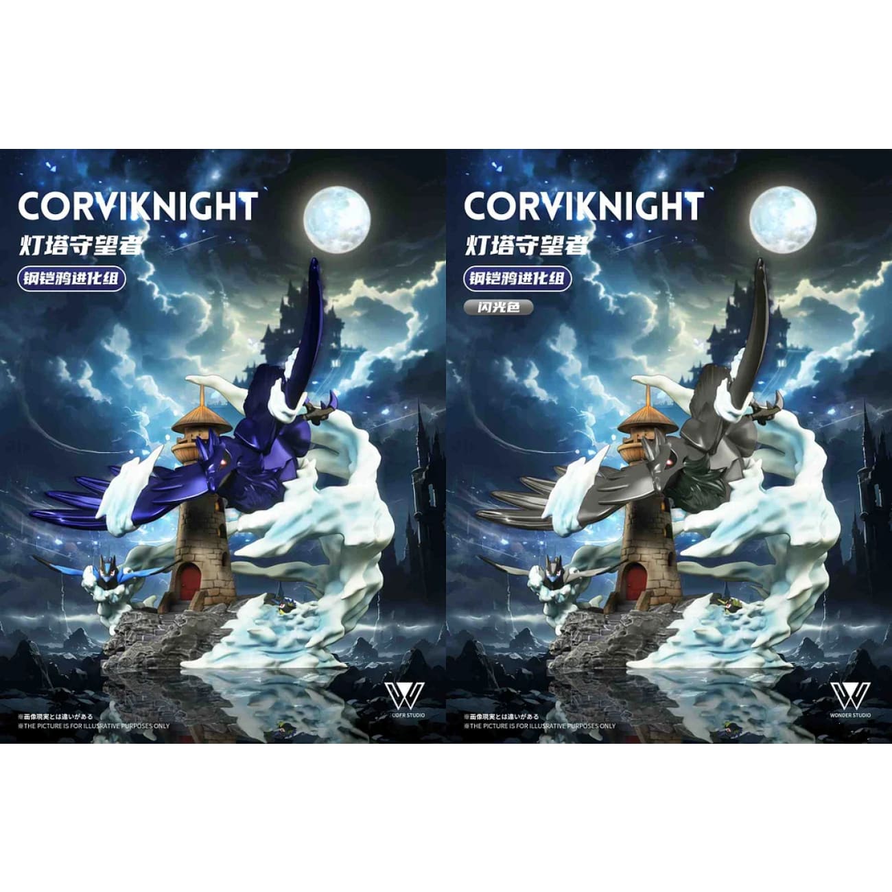 Wonder Studio - Evolution of Corviknight [2 Variants]