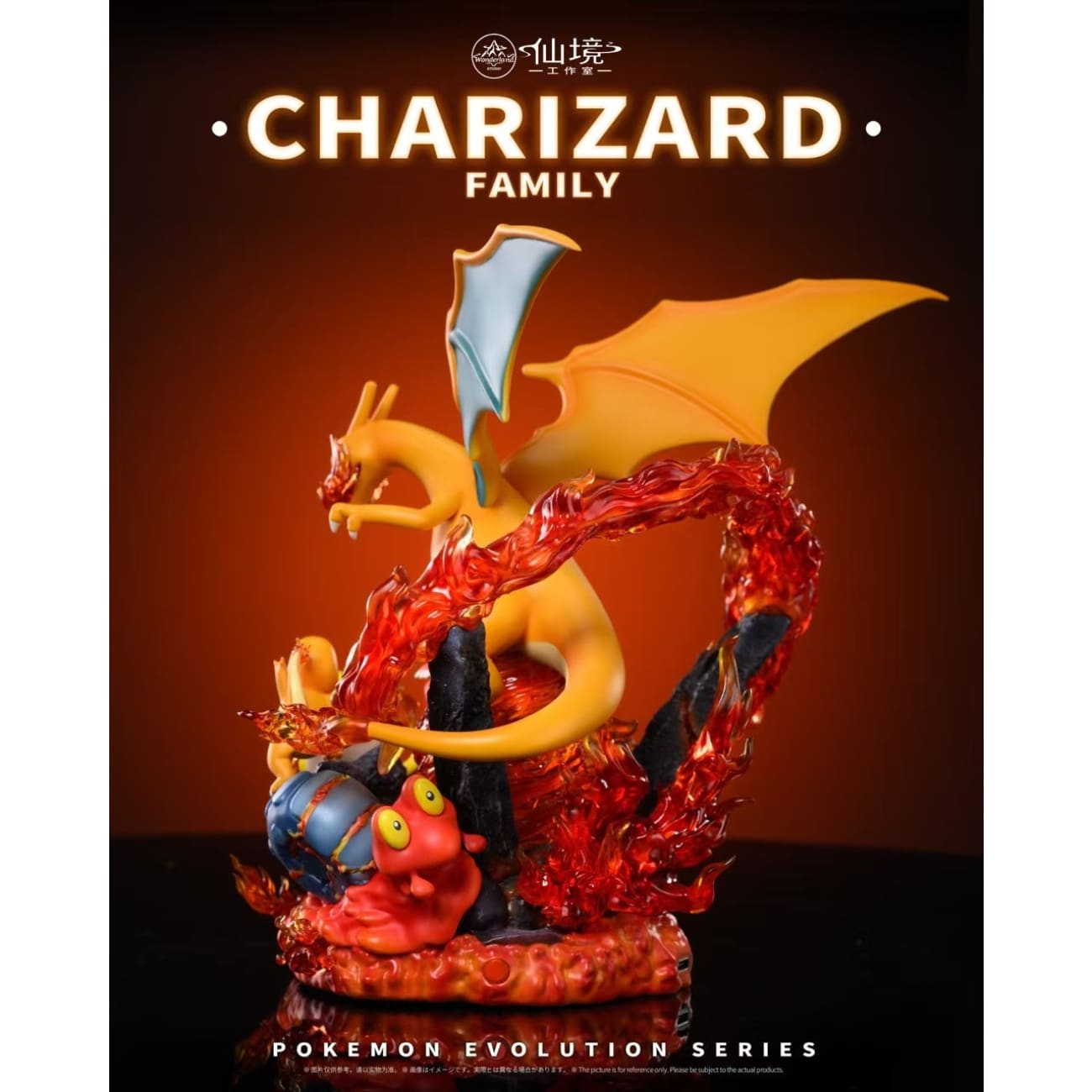 Wonderland Studio - Charizard Family