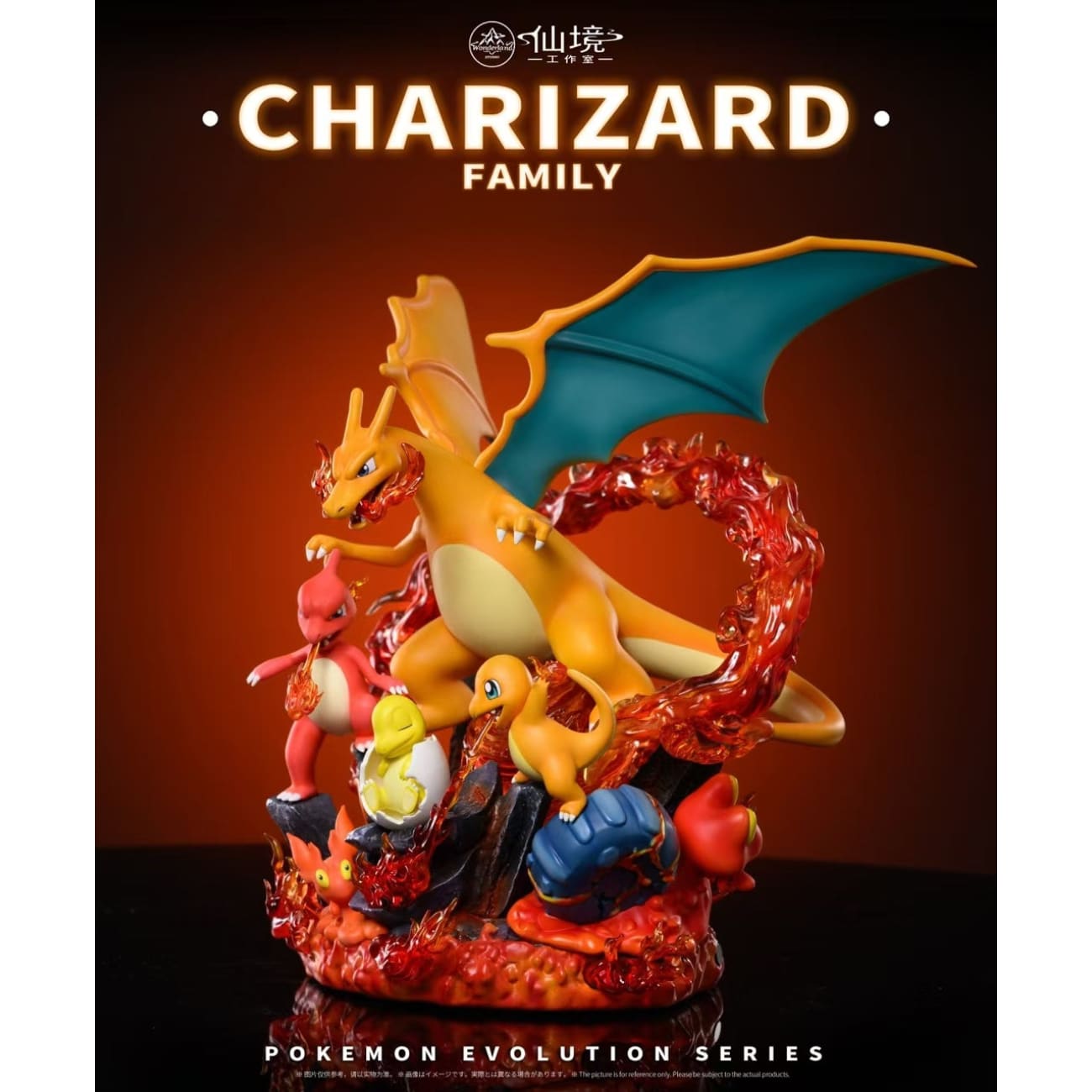 Wonderland Studio - Charizard Family