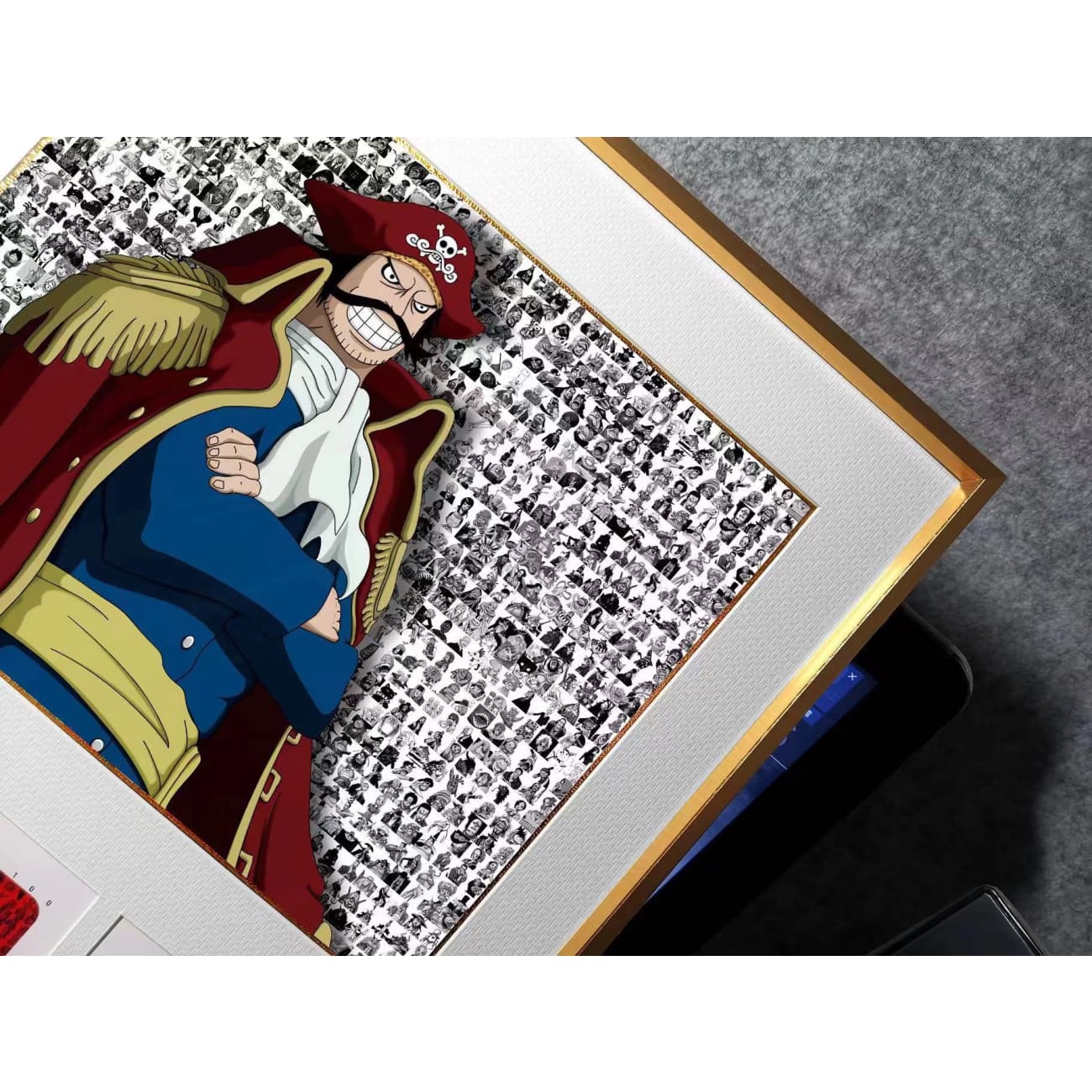 WT 100 - Corazon / Gol D Roger Poster Frame