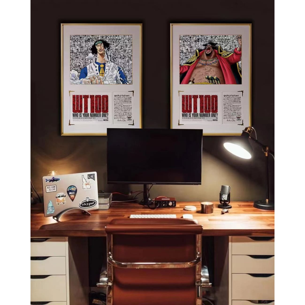 WT 100 - Whitebeard / Kuzan Poster Frame
