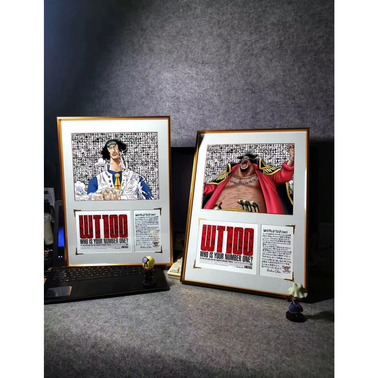 WT 100 - Whitebeard / Kuzan Poster Frame