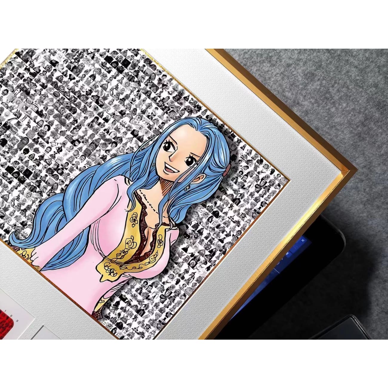 WT100 - Kozuki Oden / Nefertari Vivi WT100 Poster Frame