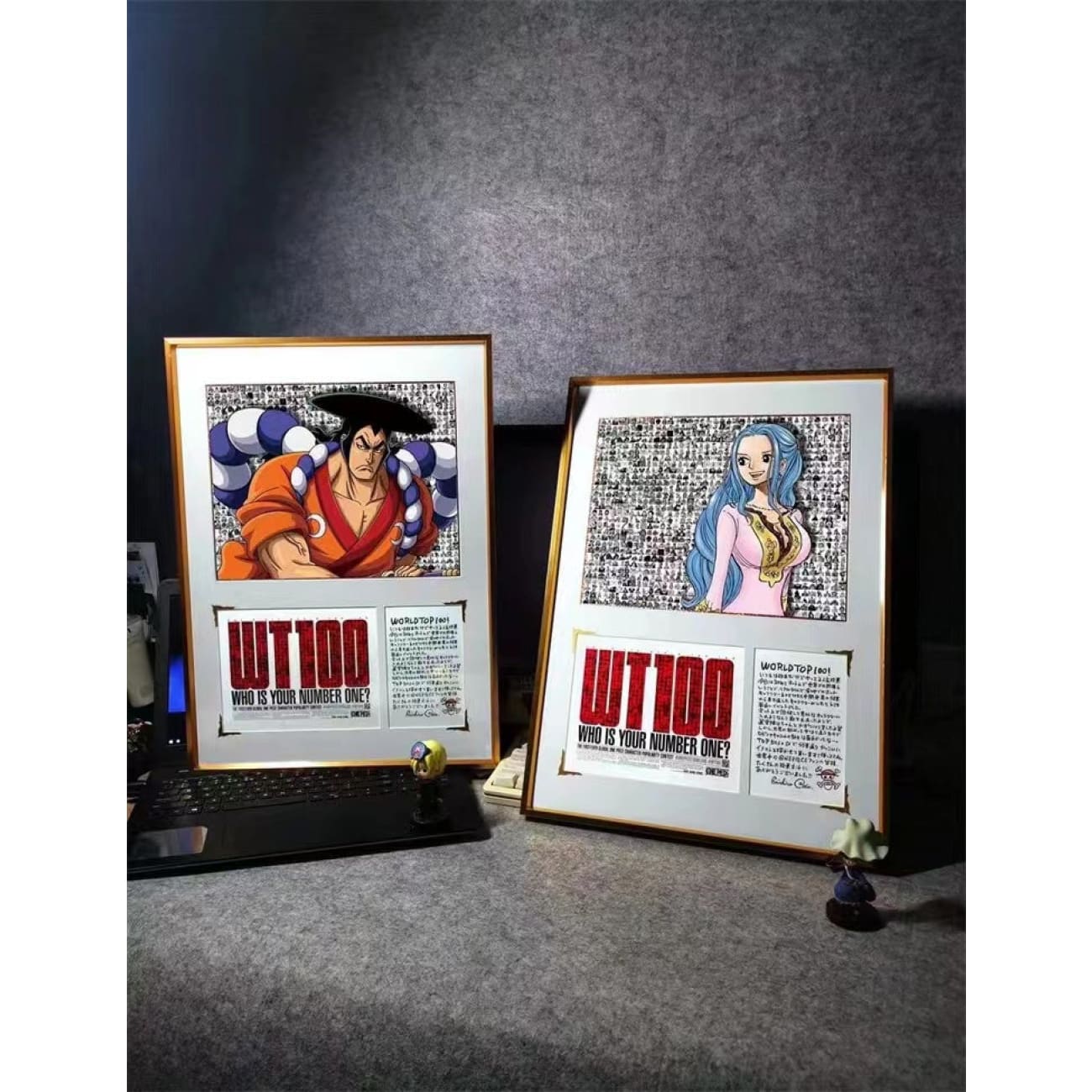 WT100 - Kozuki Oden / Nefertari Vivi WT100 Poster Frame
