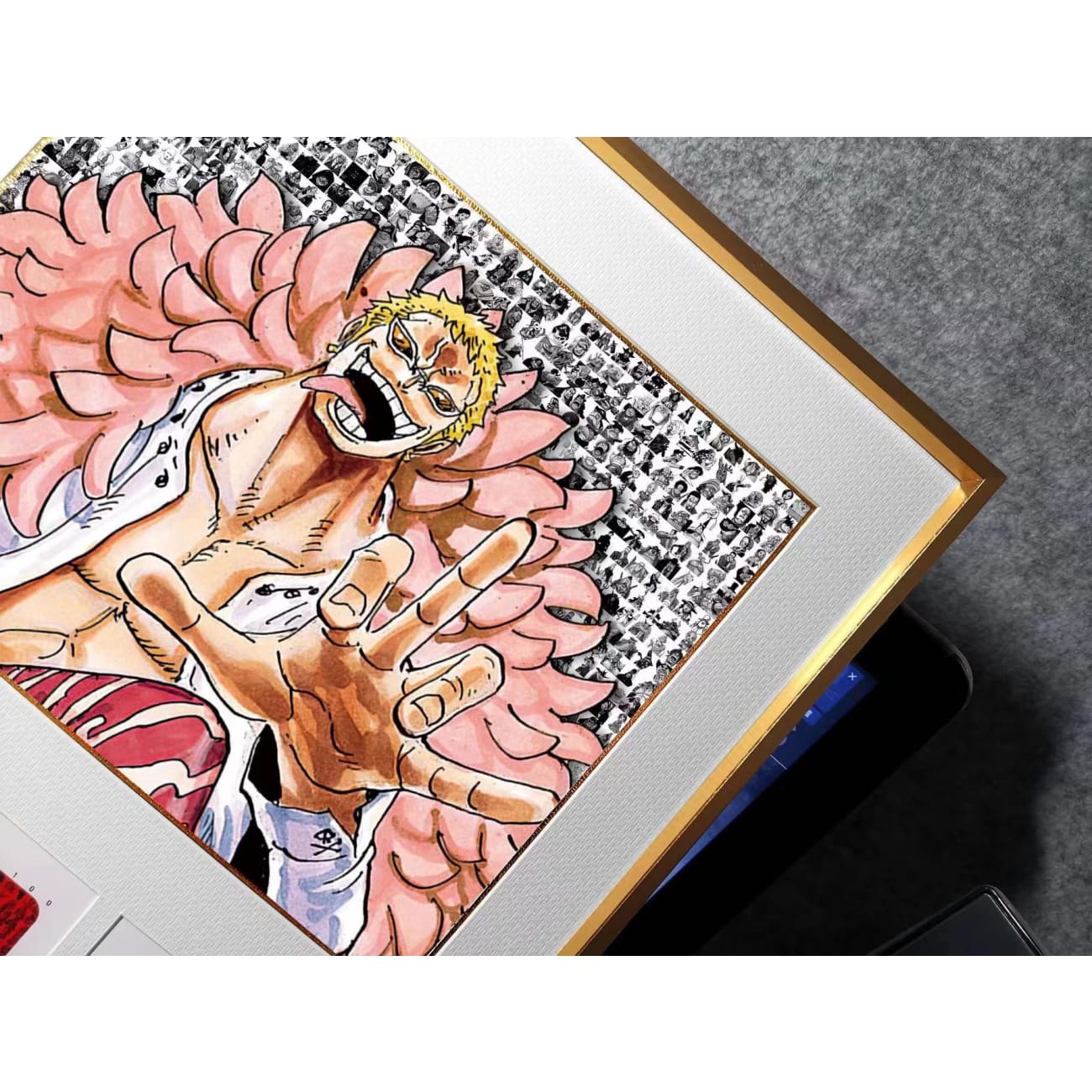 WT100 - Whitebeard (Edward Newgate) / Donquixote Doflamingo poster frame