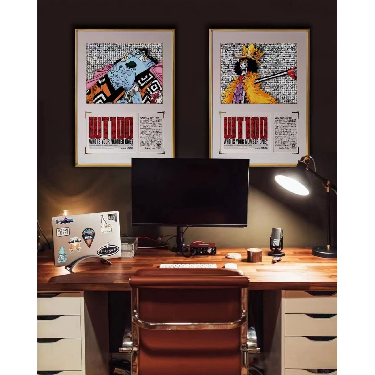 WT100 - World Top Jinbe / Brook poster Frame
