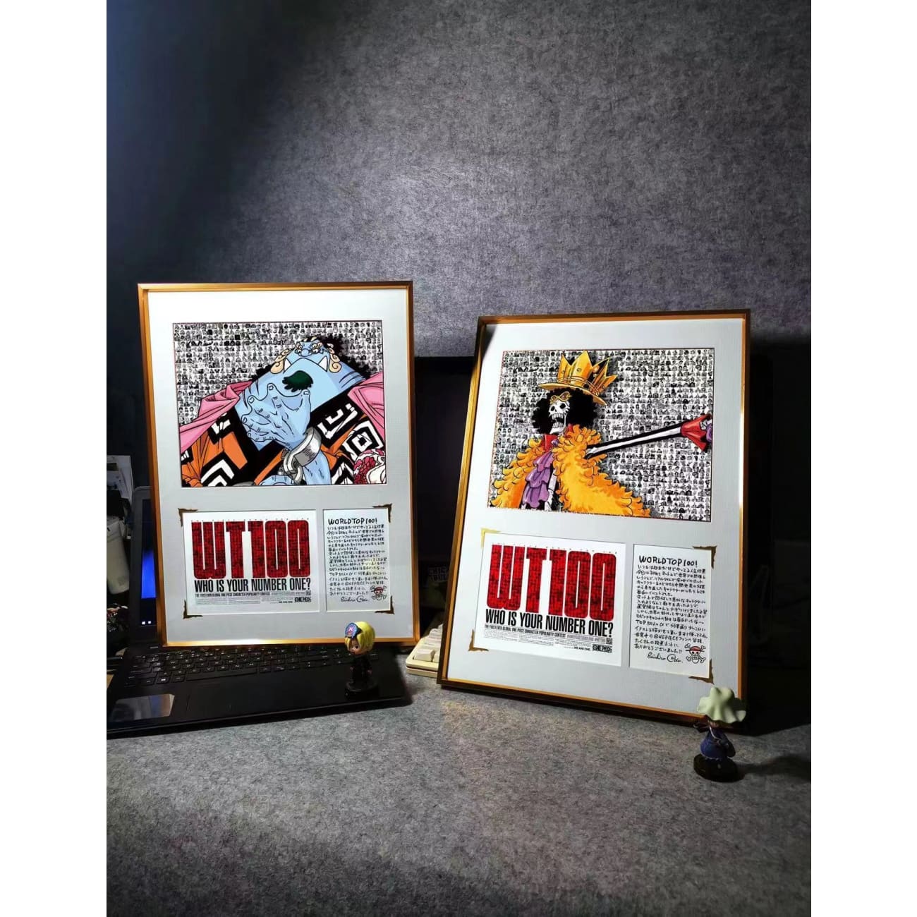 WT100 - World Top Jinbe / Brook poster Frame