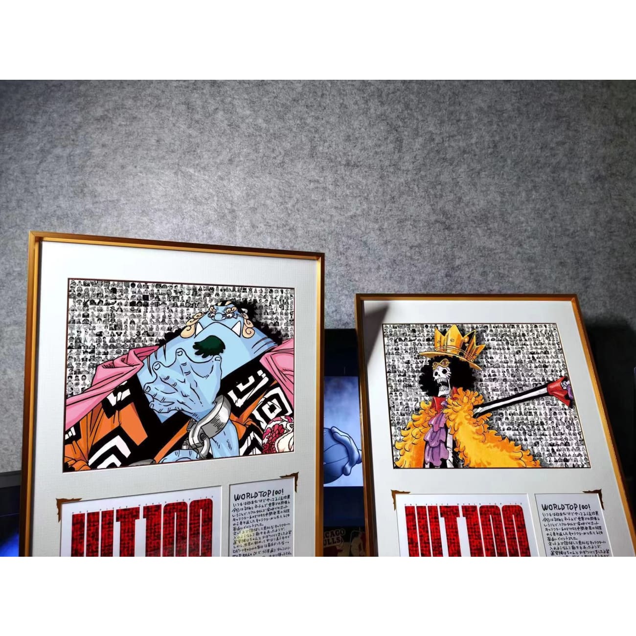 WT100 - World Top Jinbe / Brook poster Frame