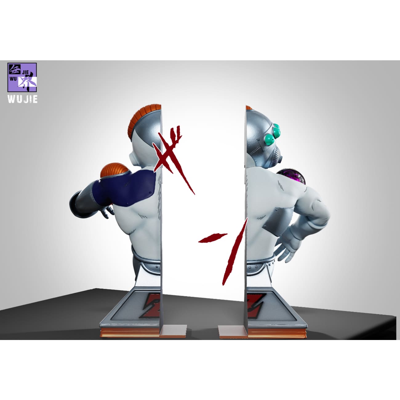 Wu Jie Studio - Mecha Frieza Bust Bookends