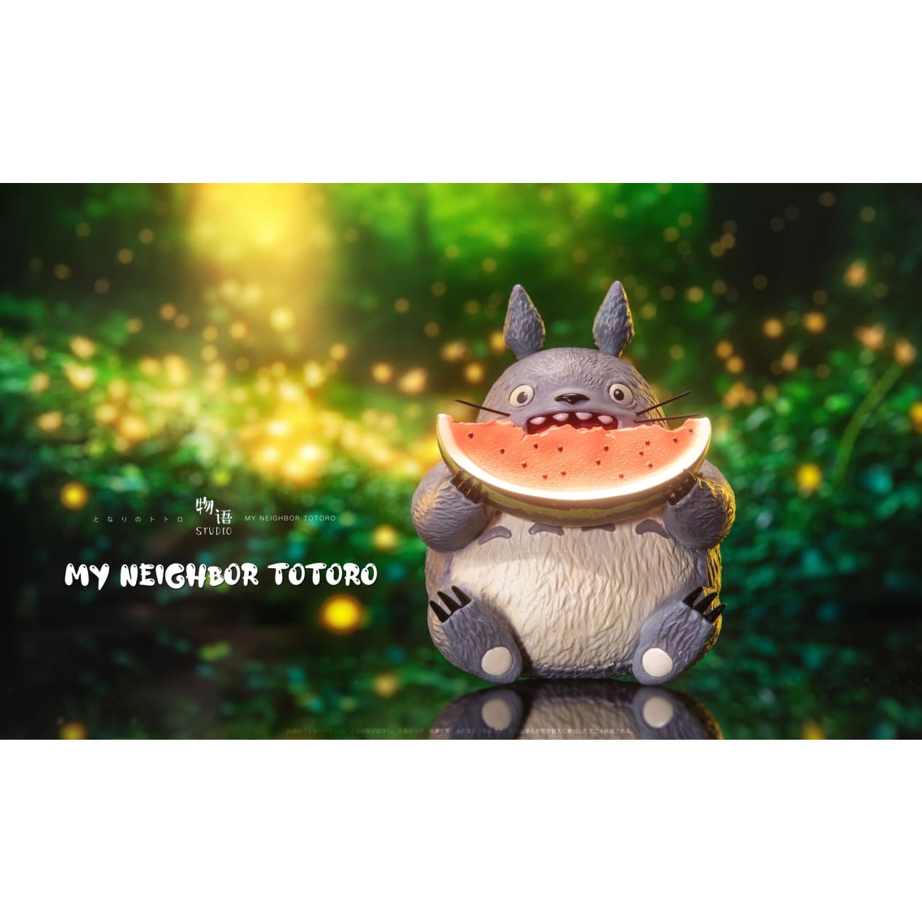 Wu Yu Studio - Totoro Eating Watermelon