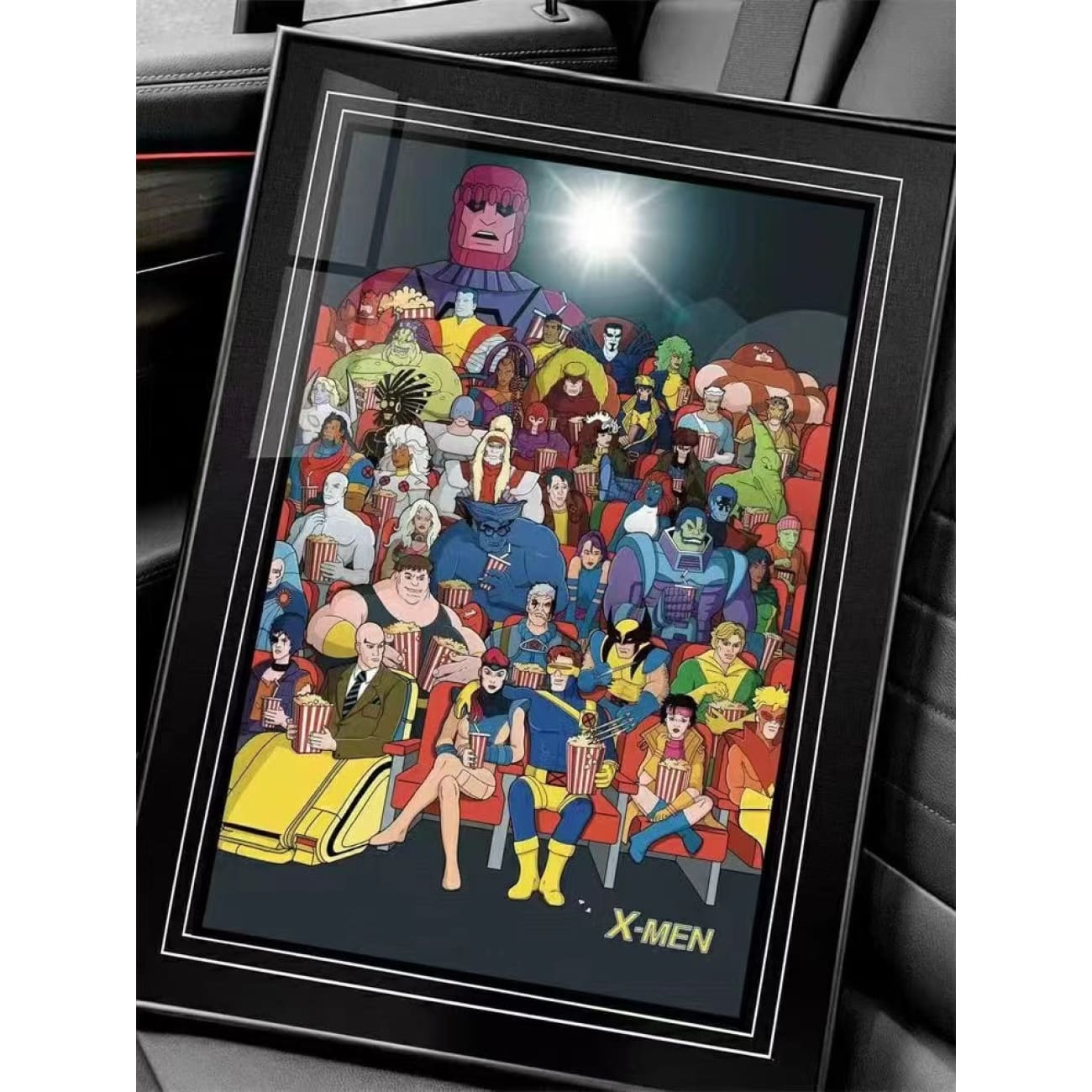 X-Men Wolverine, Phoenix, Professor X & Erik Lensherr Cinema Poster Frame [38cm x 53cm]
