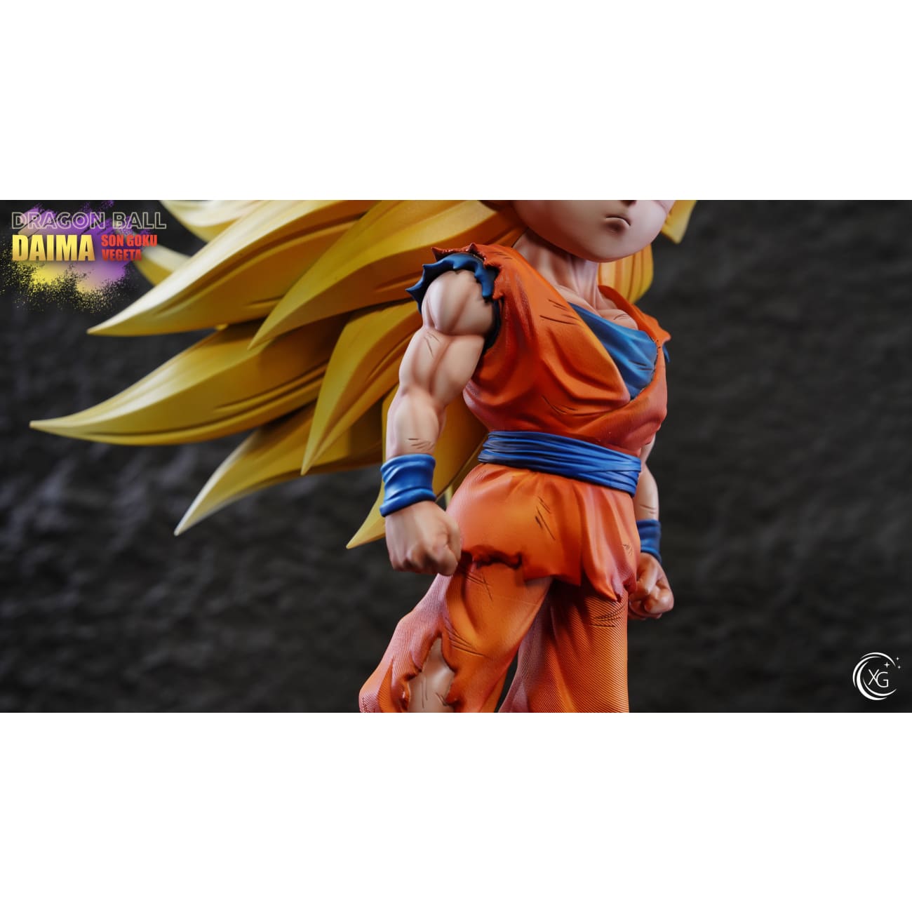 Xg Studio - Super Saiyan 3 Son Goku & Vegeta Chibi Version