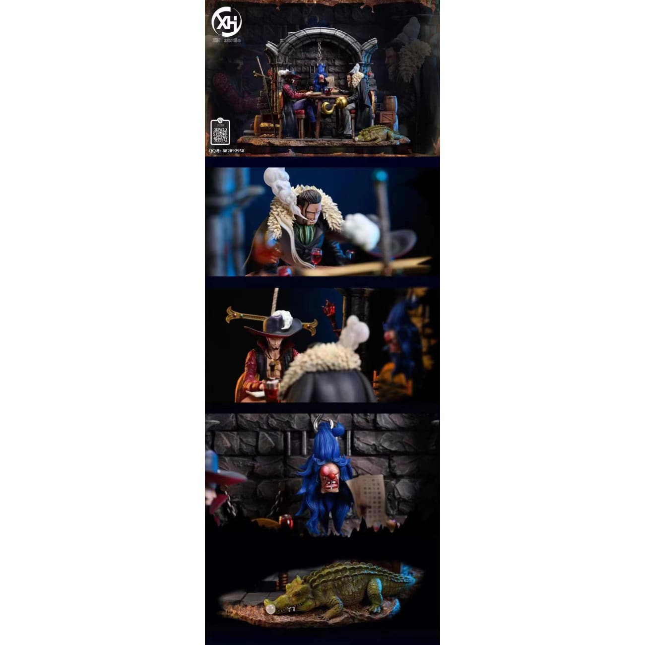 XH Studio - Sir Crocodile, Dracule Mihawk & Buggy
