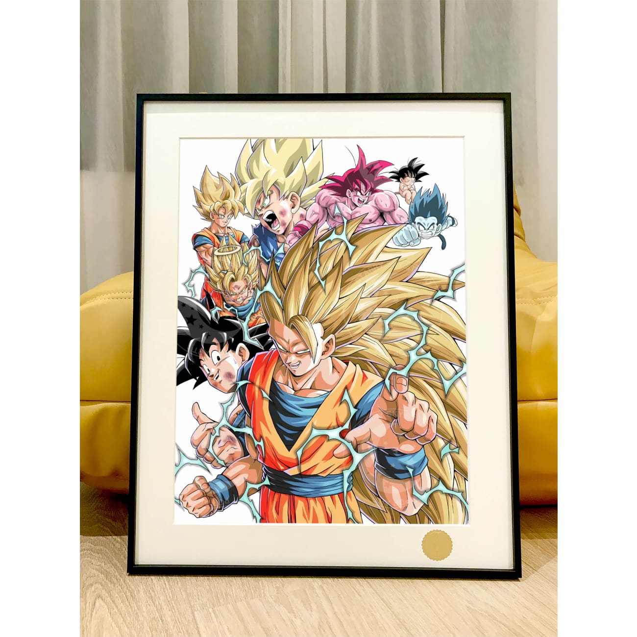 Xing Kong Studio - All Forms of Son Goku Poster Frame [2 Variants]