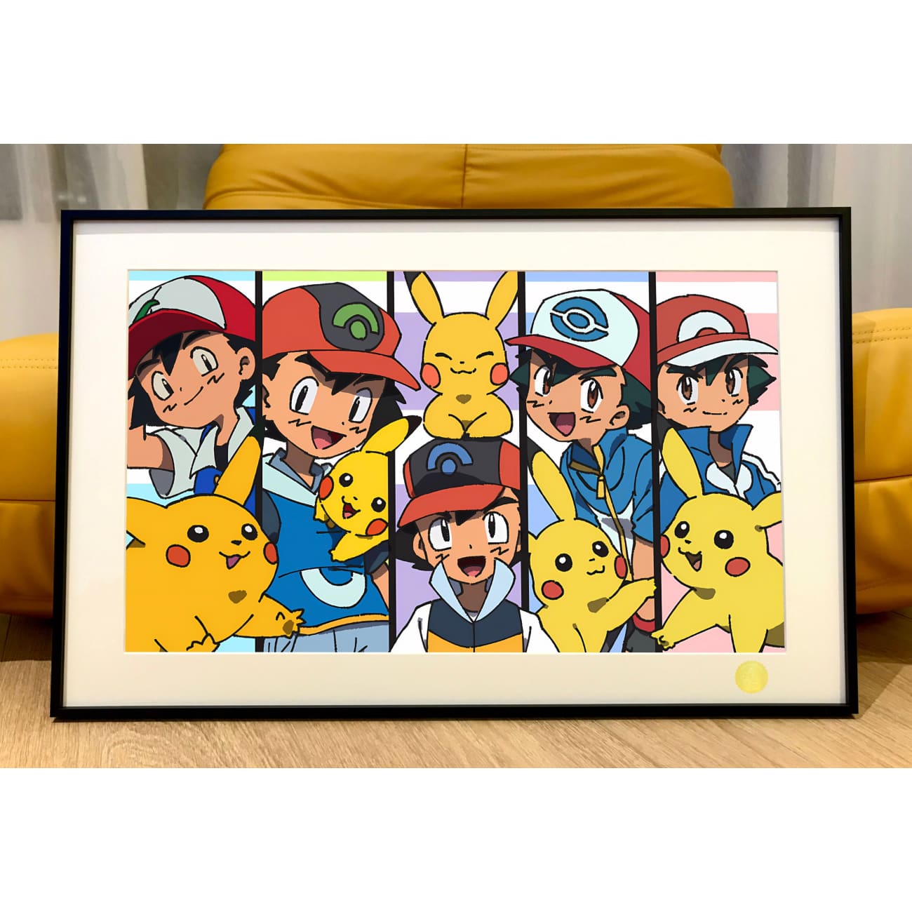 Xing Kong Studio - Ash Ketchum & Pikachu Poster Frame