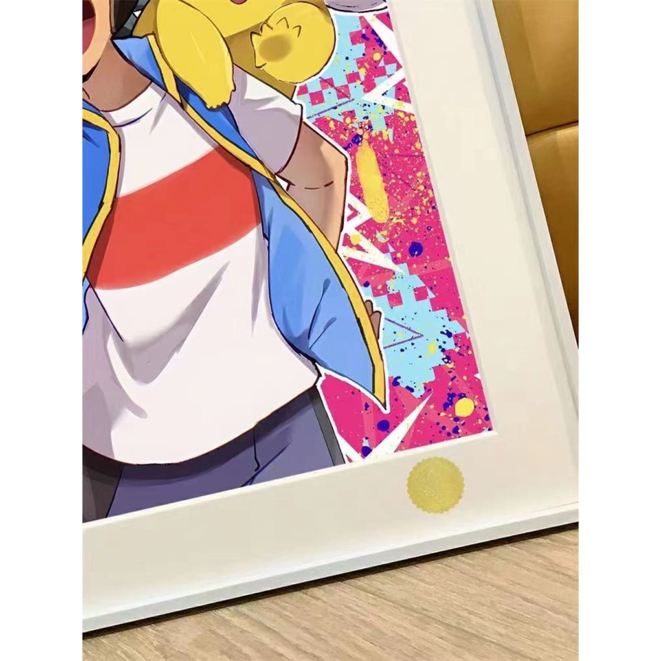 Xing Kong Studio - Ash Ketchum & Pikachu Poster Frame
