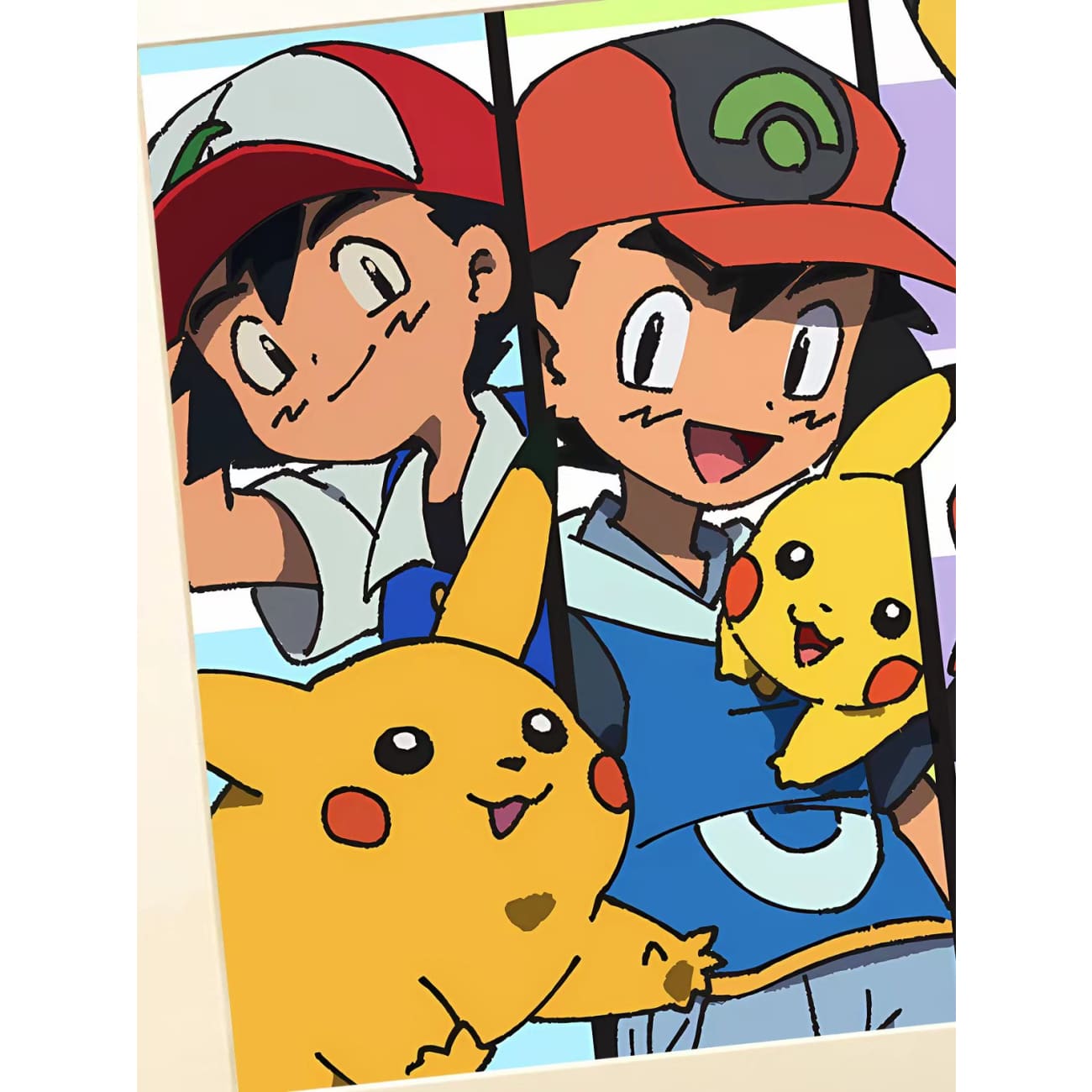 Xing Kong Studio - Ash Ketchum & Pikachu Poster Frame