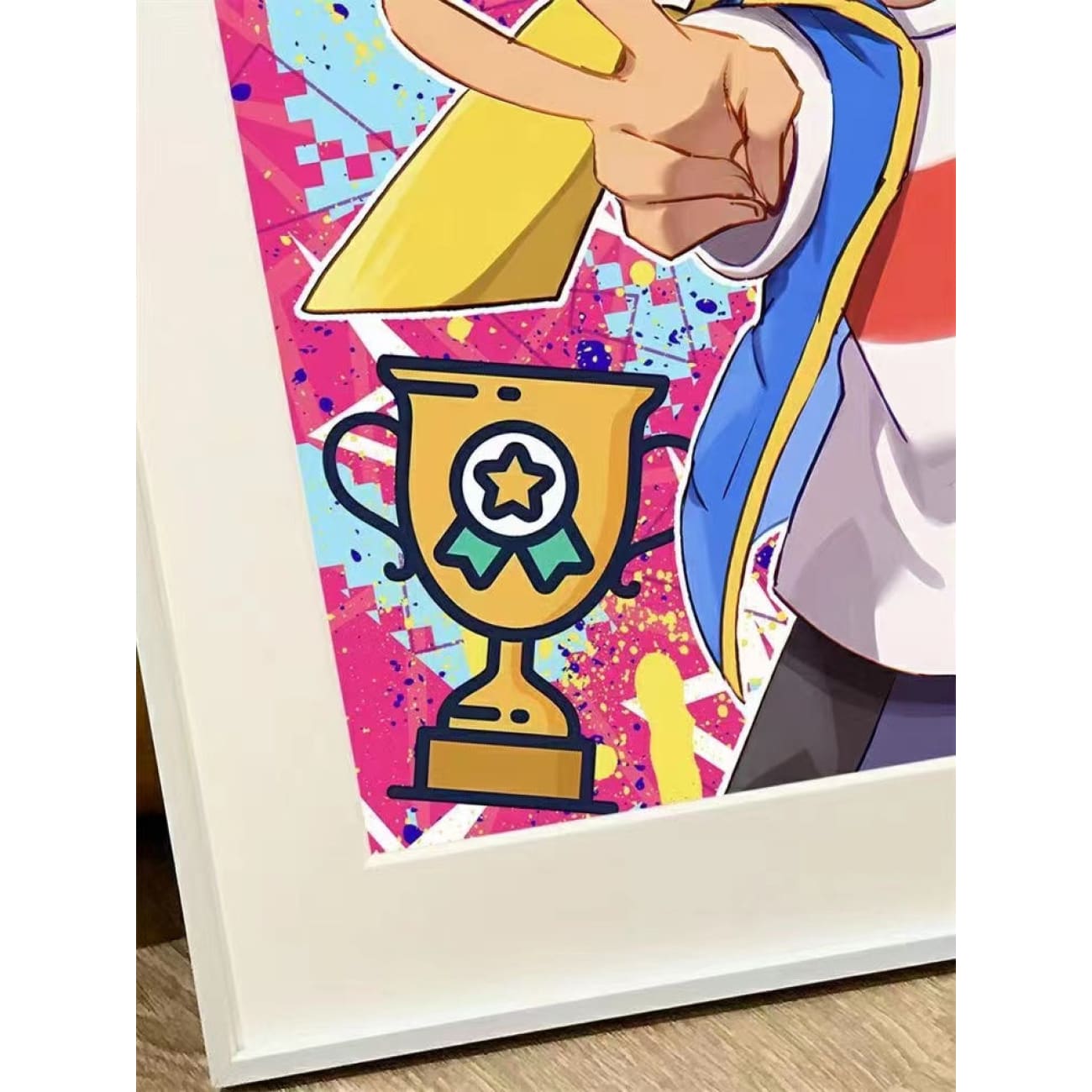 Xing Kong Studio - Ash Ketchum & Pikachu Poster Frame