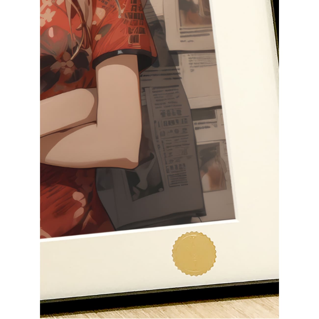 Xing Kong Studio - Asuka Langley Soryu Cheongsam Ver. Poster Frame