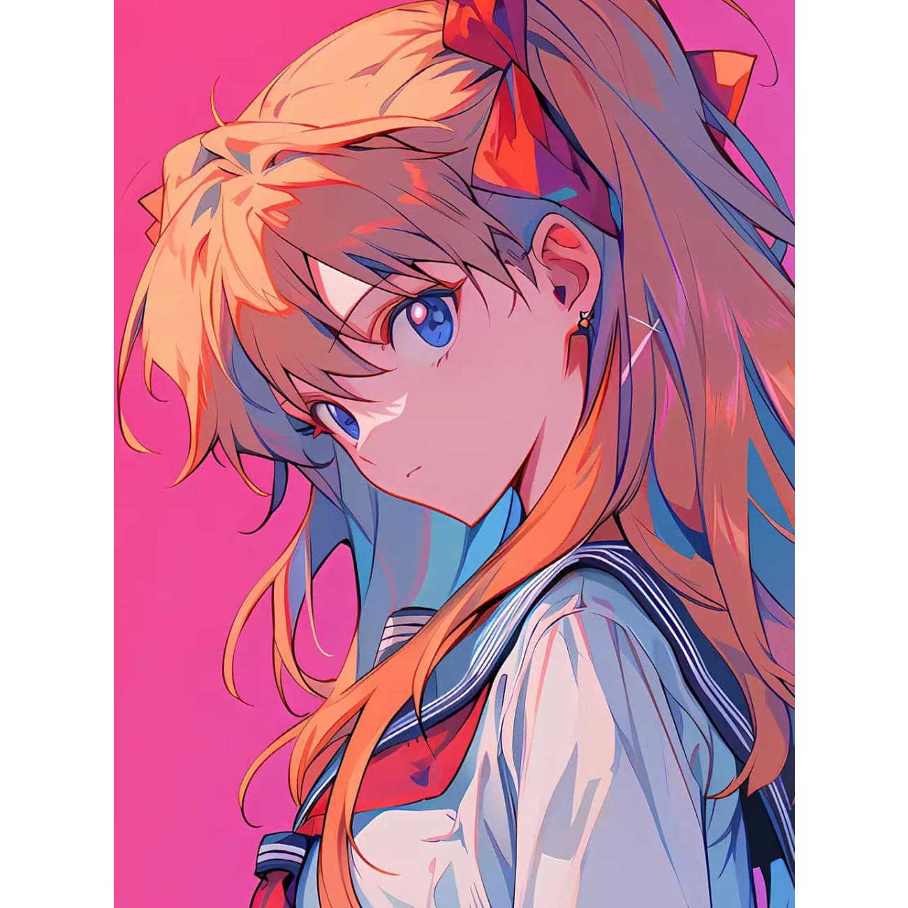 Xing Kong Studio - Asuka Langley Soryu Uniform Ver. Poster Frame