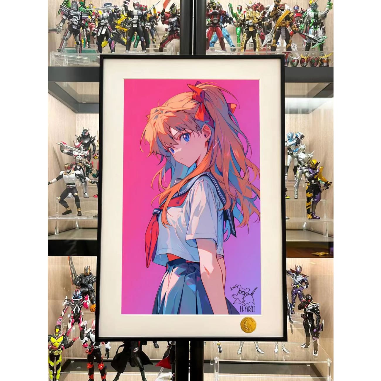 Xing Kong Studio - Asuka Langley Soryu Uniform Ver. Poster Frame