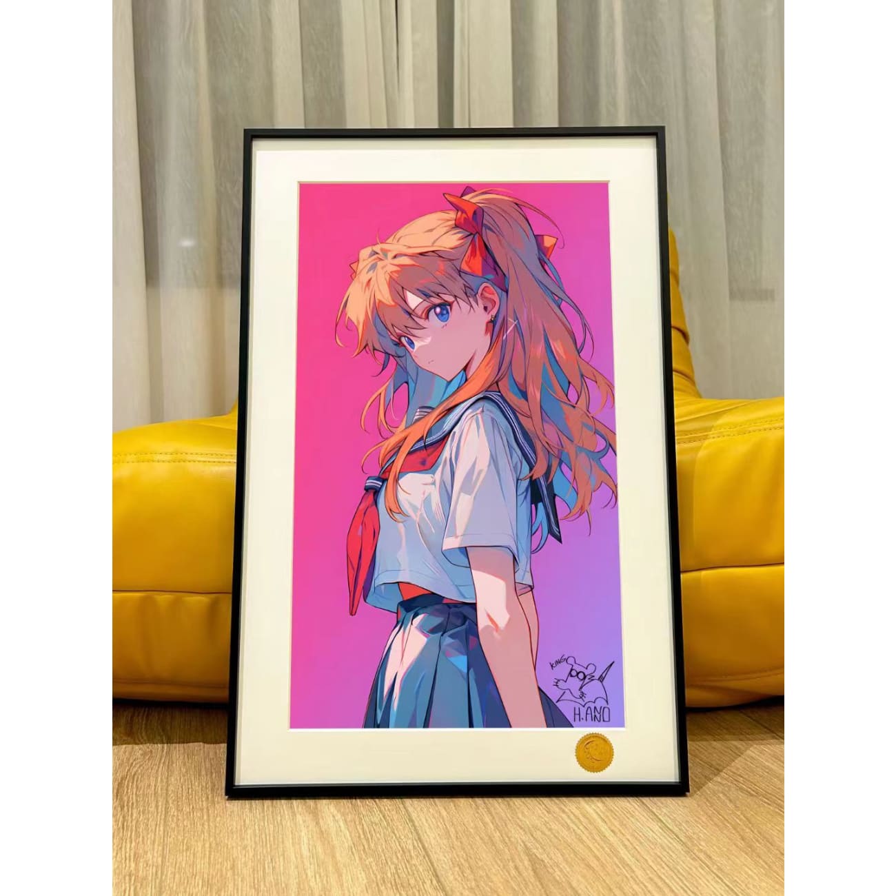 Xing Kong Studio - Asuka Langley Soryu Uniform Ver. Poster Frame