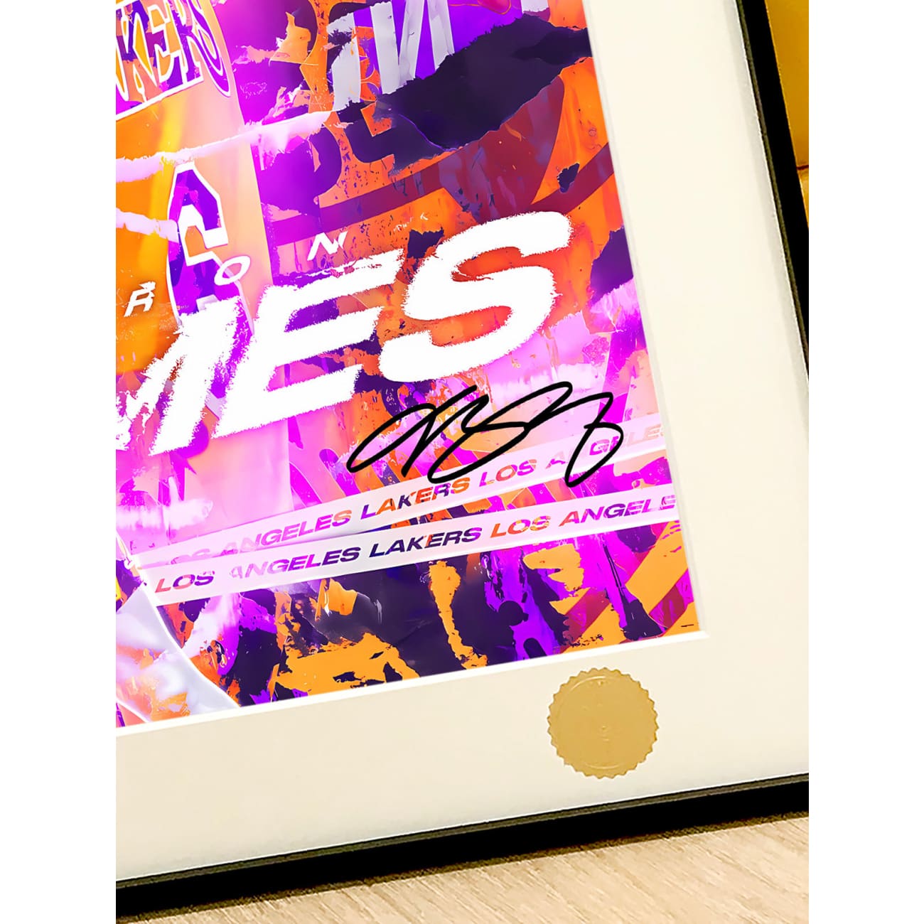 Xing Kong Studio - Basketball Emperor LeBron James Poster Frame