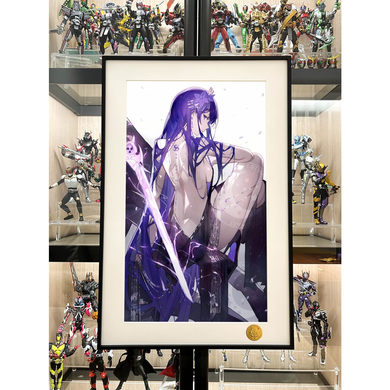 Xing Kong Studio - Beelzebul Raiden Shogun Poster Frame