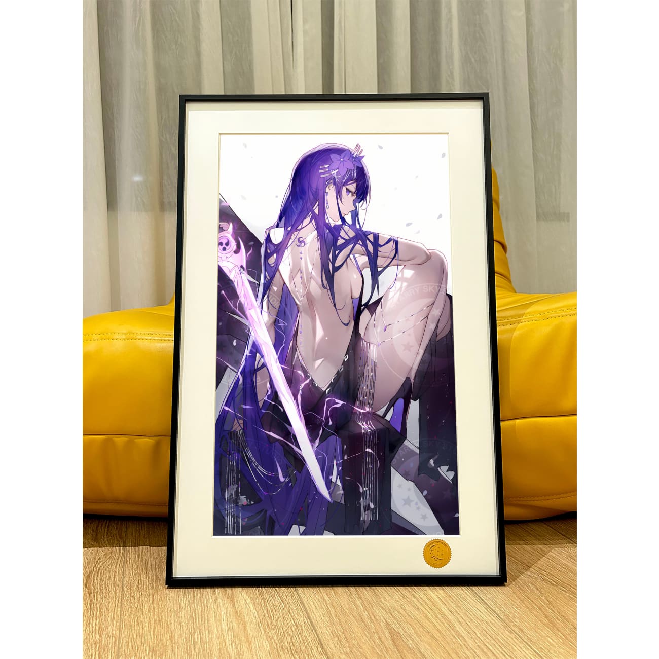 Xing Kong Studio - Beelzebul Raiden Shogun Poster Frame