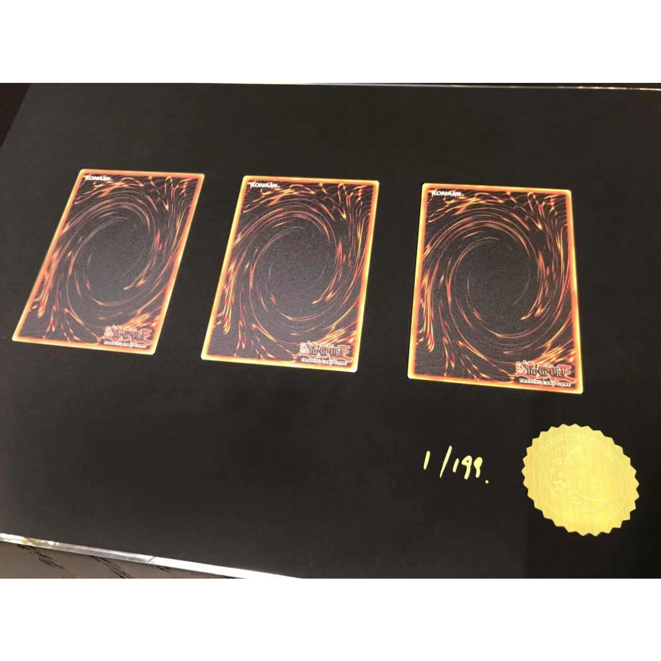 Xing Kong Studio - Blue-Eyes White Dragon, Dark Magician & Red-Eyes Black Dragon Card Acrylic Stand Display 