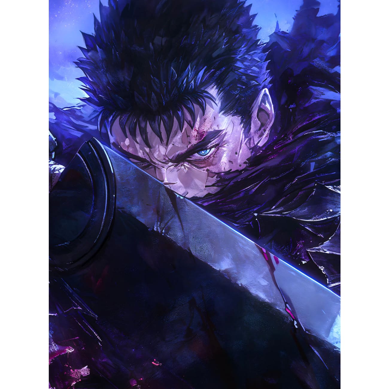 Xing Kong Studio - Branded Swordsman Guts Poster Frame